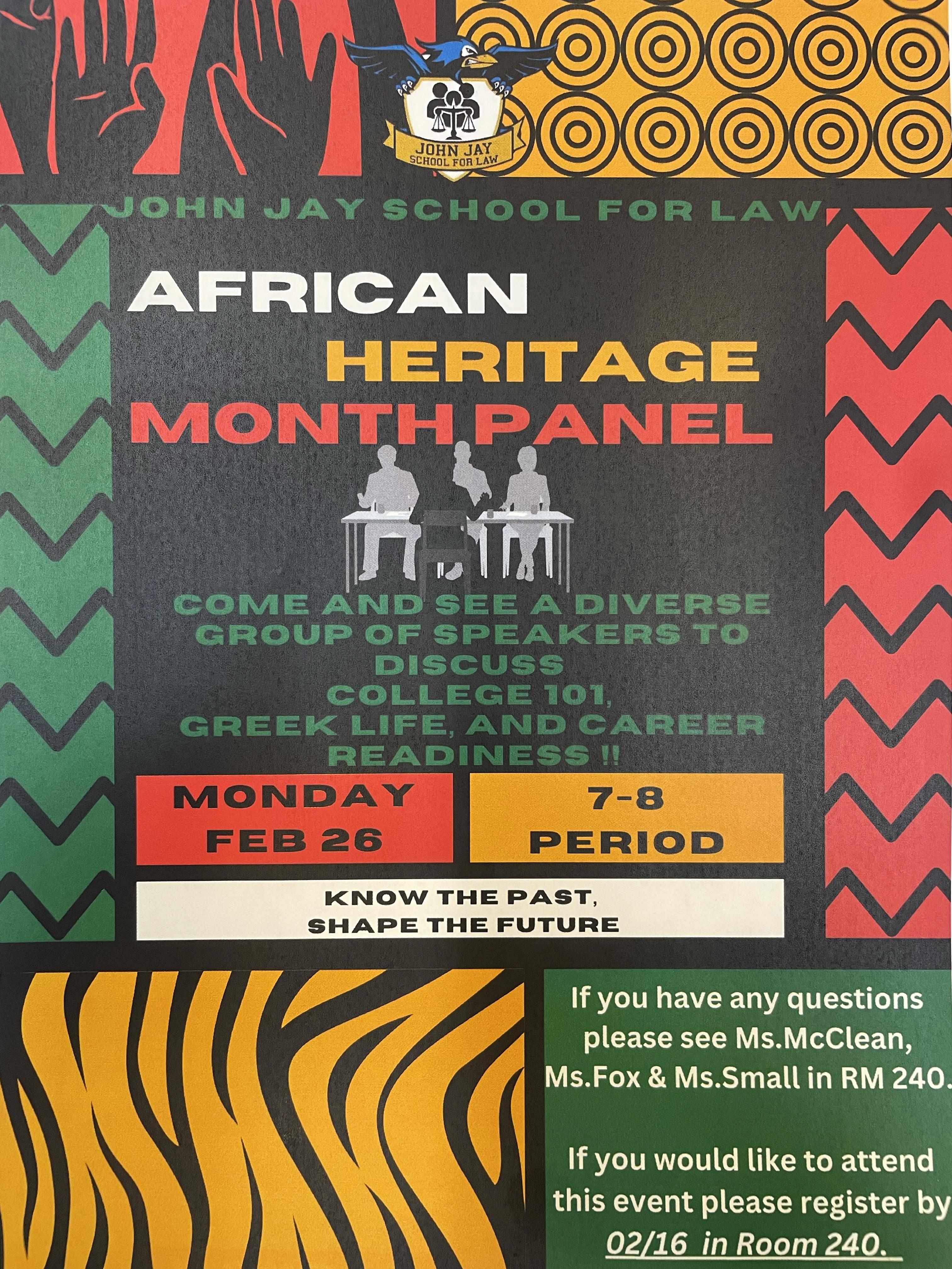 African Heritage Month